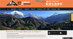 Desktop Screenshot of nepalhikingtrip.com
